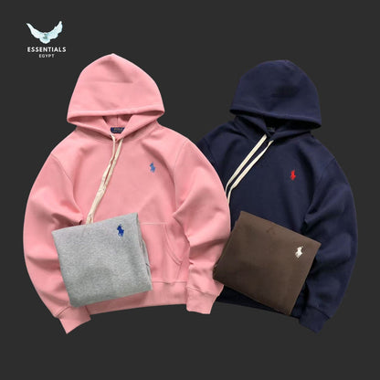 Ralph Lauren Hoodie – Pink & Navy Duo - ESSENTIALS EGYPT