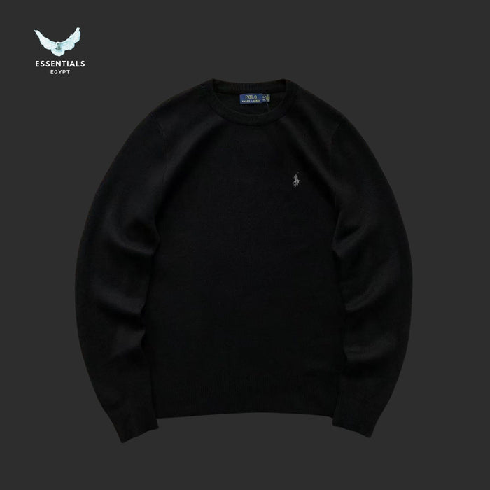 Ralph Lauren Knit Sweater – Minimal Logo - ESSENTIALS EGYPT