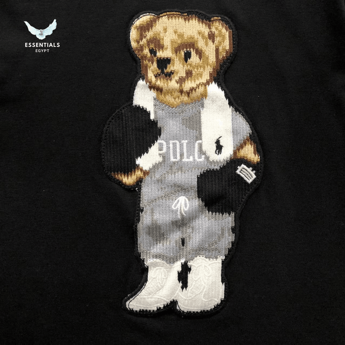 Ralph Lauren Polo Bear Long Sleeve T-Shirt – White & Black - ESSENTIALS EGYPT