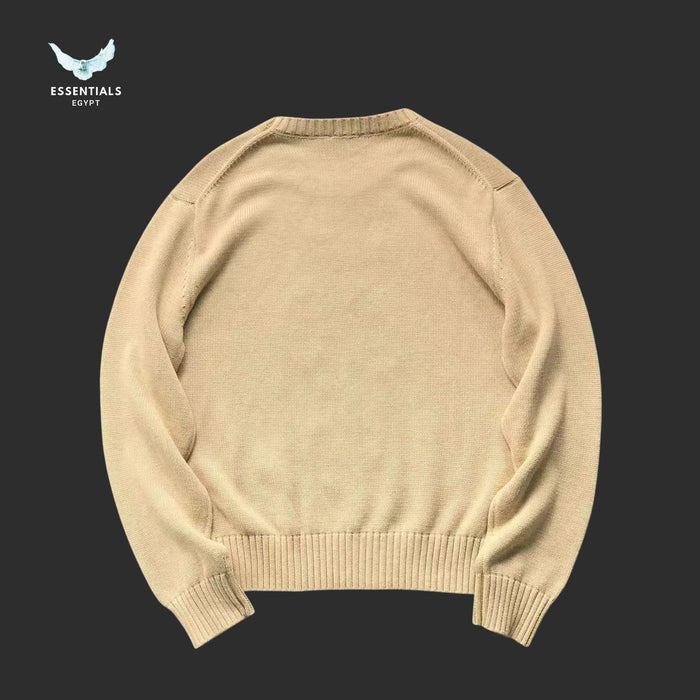 Ralph Lauren Polo Bear Sweater – Beige Knit - ESSENTIALS EGYPT