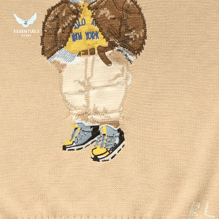 Ralph Lauren Polo Bear Sweater – Beige Knit - ESSENTIALS EGYPT