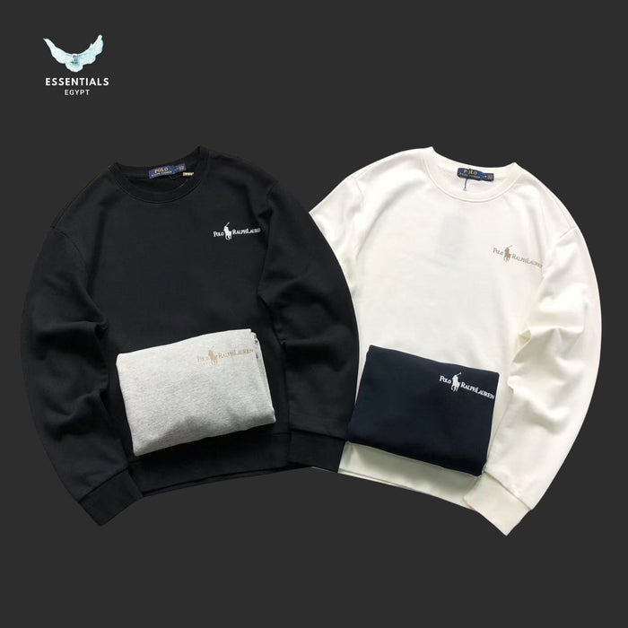 Ralph Lauren Sweatshirt – Embroidered Signature - ESSENTIALS EGYPT