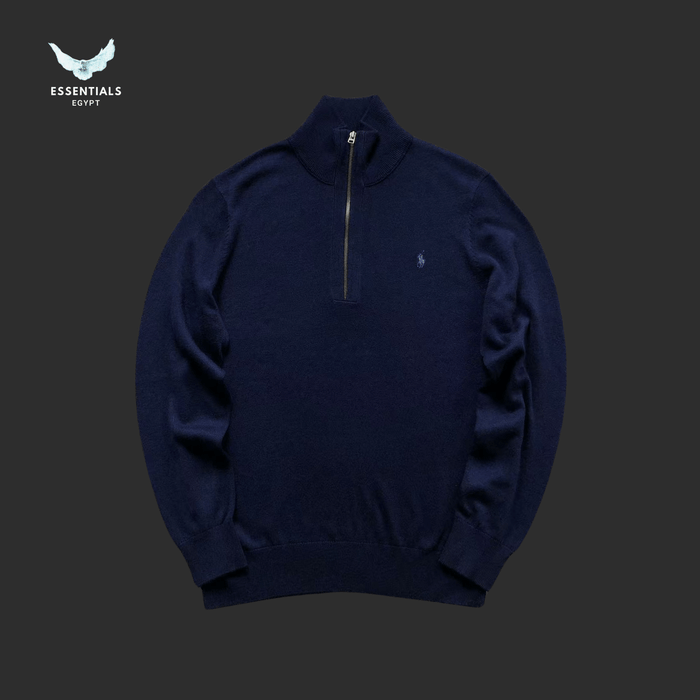 Ralph Lauren Sweatshirt – Half - Zip Polo Logo - ESSENTIALS EGYPT