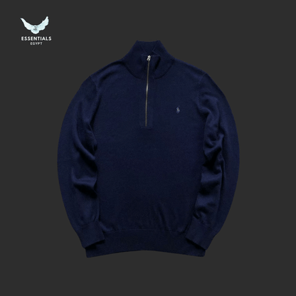 Ralph Lauren Sweatshirt – Half - Zip Polo Logo - ESSENTIALS EGYPT