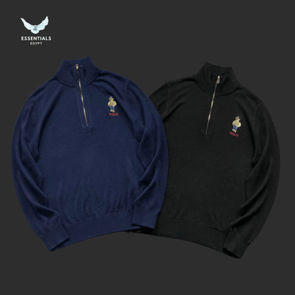 Ralph Lauren Sweatshirt – Polo Bear Half - Zip - ESSENTIALS EGYPT