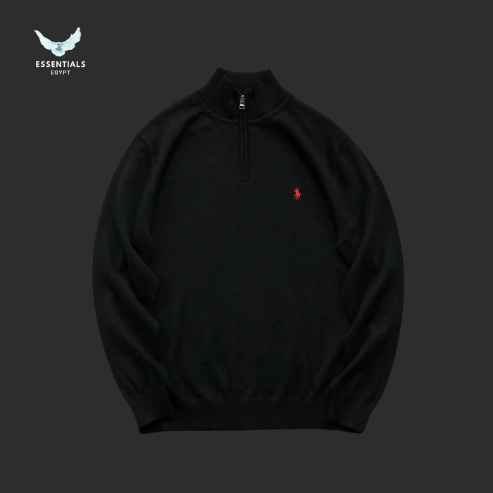 Ralph Lauren Sweatshirt – Quarter - Zip Essentials - ESSENTIALS EGYPT