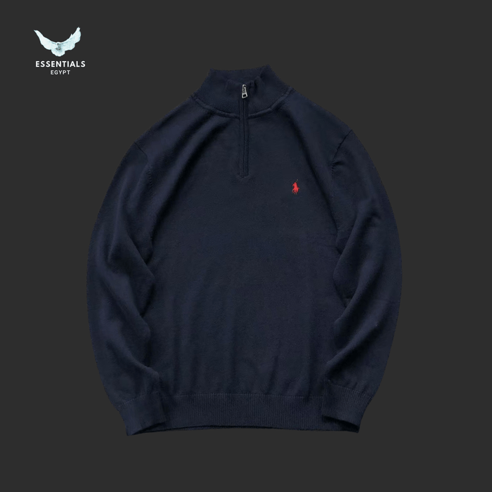 Ralph Lauren Sweatshirt – Quarter - Zip Essentials - ESSENTIALS EGYPT