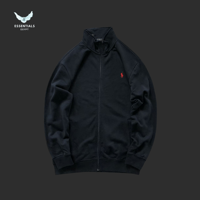 Ralph Lauren Sweatshirt – Zip - Up Track Logo - ESSENTIALS EGYPT
