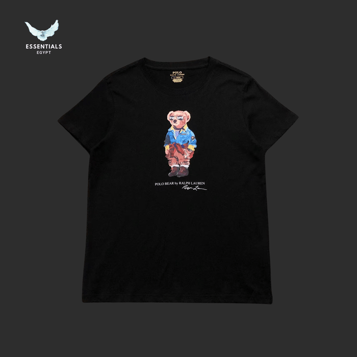 Ralph Lauren T-Shirt – Bear in Denim Jacket - ESSENTIALS EGYPT