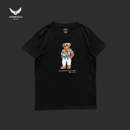 Ralph Lauren T-Shirt – Bear in Floral Shirt - ESSENTIALS EGYPT