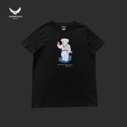 Ralph Lauren T-Shirt – Bear in White Gi - ESSENTIALS EGYPT