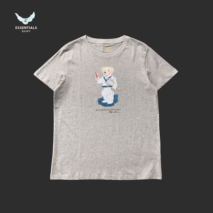 Ralph Lauren T-Shirt – Bear in White Gi - ESSENTIALS EGYPT