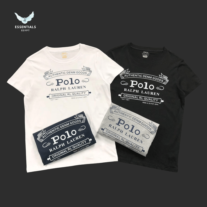 Ralph Lauren T-Shirt – Monogram Label Logo - ESSENTIALS EGYPT