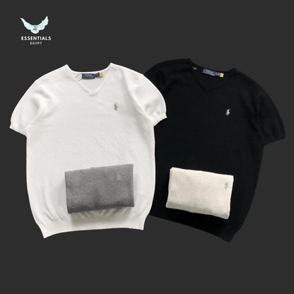 Ralph Lauren T-Shirt – Soft Ribbed Crewneck - ESSENTIALS EGYPT