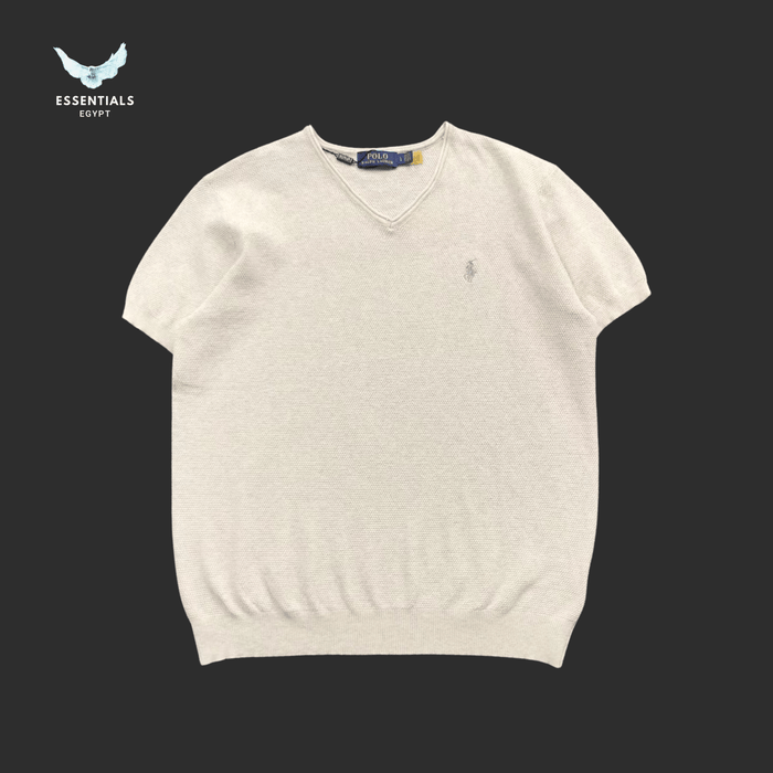 Ralph Lauren T-Shirt – Soft Ribbed Crewneck - ESSENTIALS EGYPT