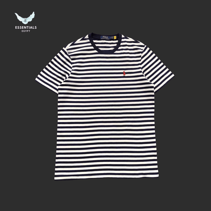Ralph Lauren T-Shirt – Striped Crewneck - ESSENTIALS EGYPT