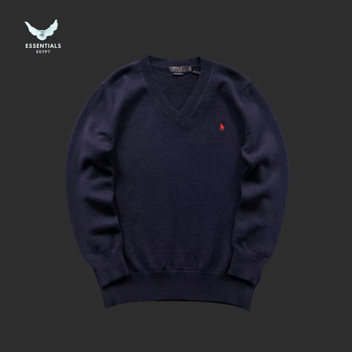 Ralph Lauren V - Neck Sweater – Classic Wool Blend - ESSENTIALS EGYPT