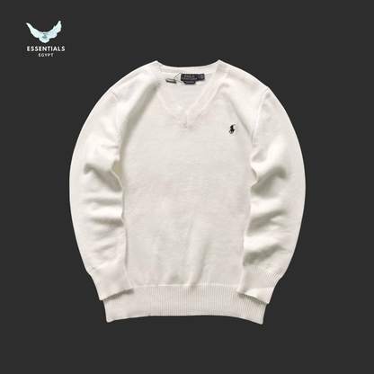 Ralph Lauren V - Neck Sweater – Classic Wool Blend - ESSENTIALS EGYPT
