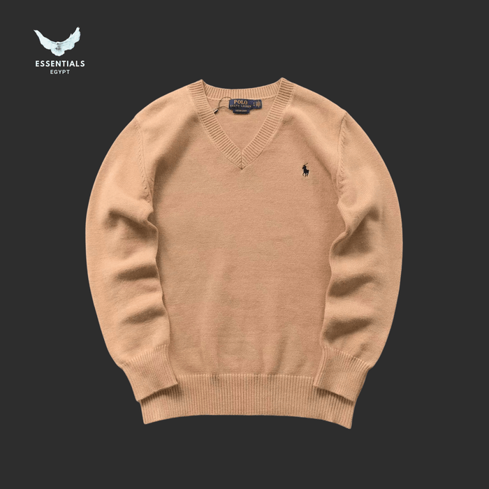 Ralph Lauren V - Neck Sweater – Classic Wool Blend - ESSENTIALS EGYPT