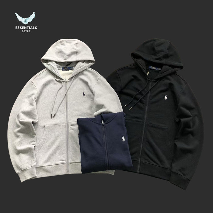 Ralph Lauren Zip Hoodie – Essential Logo - ESSENTIALS EGYPT