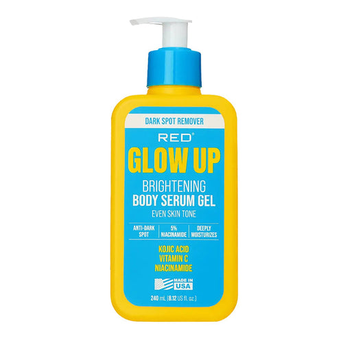 Red Glow Up Dark Spot Remover Brightening Body Serum Gel 8.12oz/ 240ml