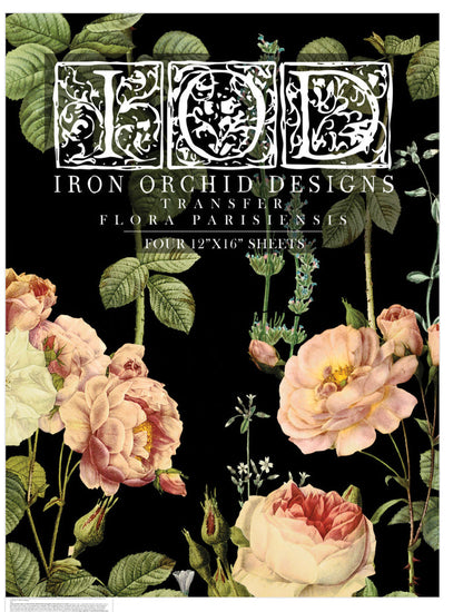 RETIRED Flora Parisiensis IOD Transfer 12×16