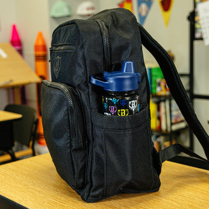 Black Rotation backpack — back view