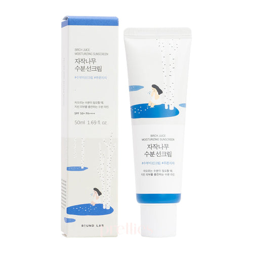 ROUND LAB Birch Juice Moisturizing Sunscreen SPF50+PA++++ 50ml (Blue)