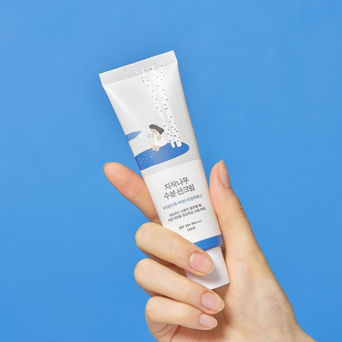 ROUND LAB Birch Juice Moisturizing Sunscreen SPF50+PA++++ 50ml (Blue)