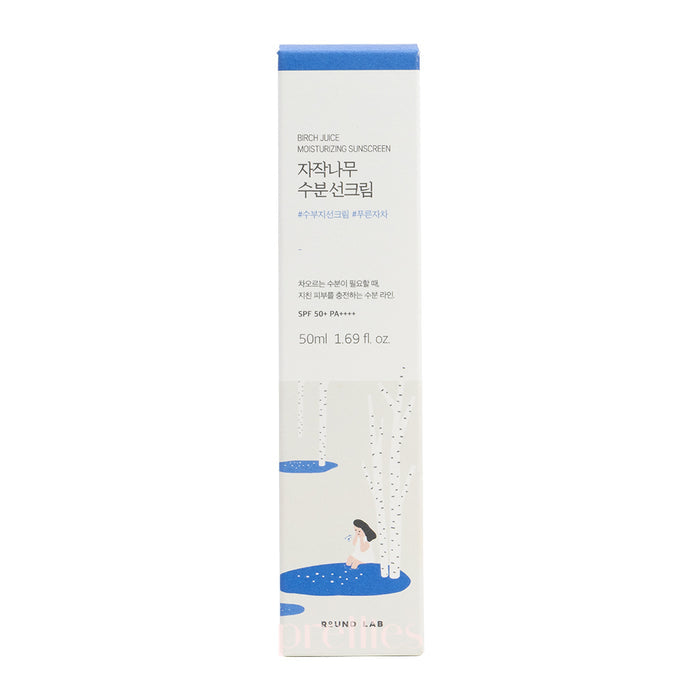 ROUND LAB Birch Juice Moisturizing Sunscreen SPF50+PA++++ 50ml (Blue)