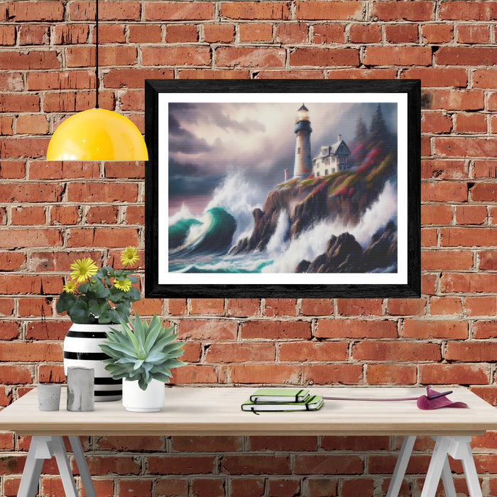 Rugged Coastline Lighthouse