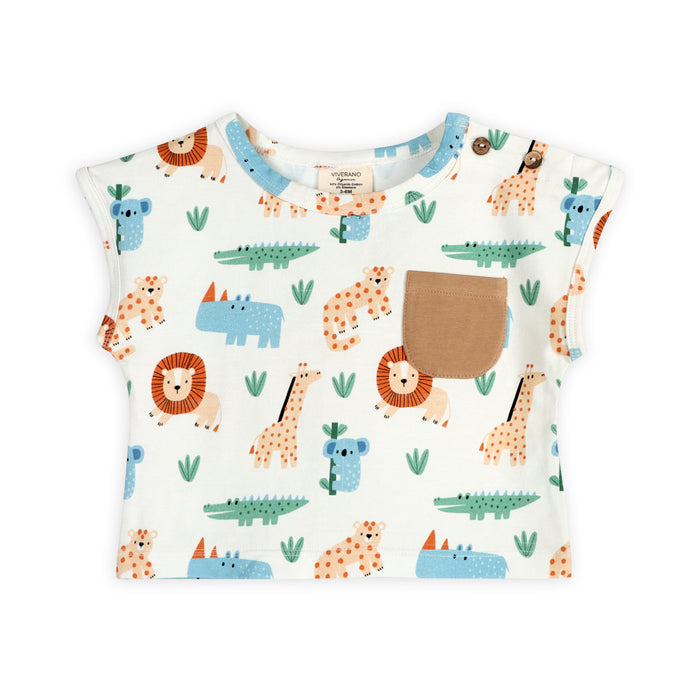 Safari Baby Tee Front (Organic Jersey)