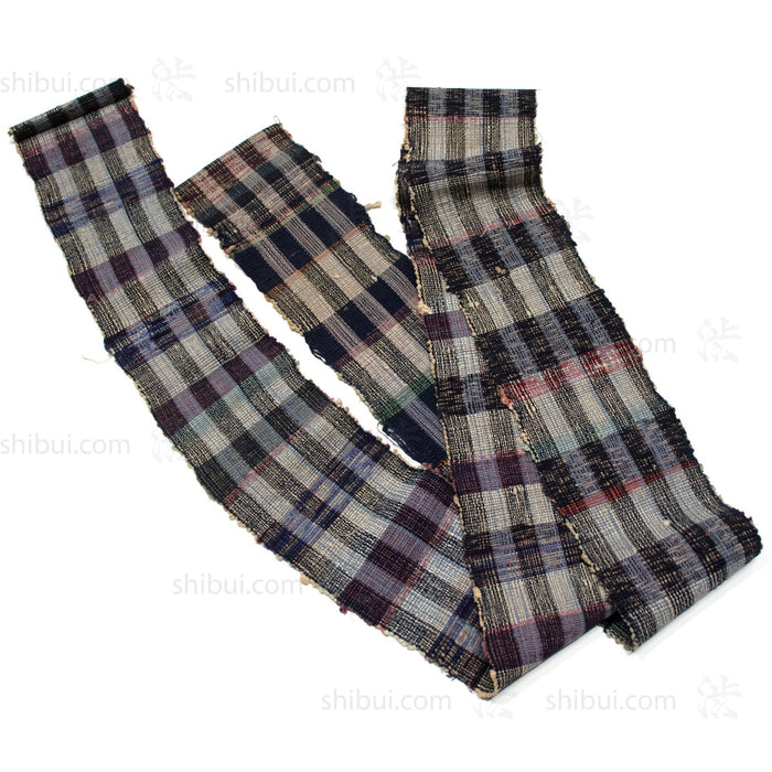 Sakiori Obi | Recycled Silk Upcycled Ragweave Belt