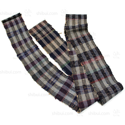 Sakiori Obi | Recycled Silk Upcycled Ragweave Belt
