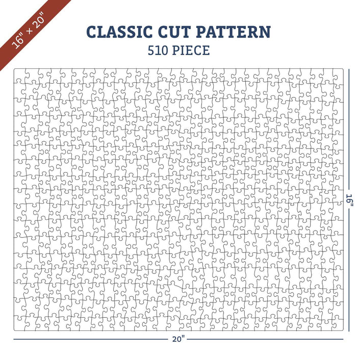 Classic Wooden Puzzles / 510pc - 16"x20" / Classic