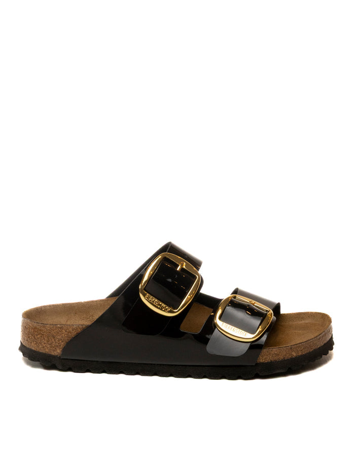 BIRKENSTOCK Sandalo arizona big buckle vernice nero ARIZONA BIG BUCKLE 1027918-BLACK