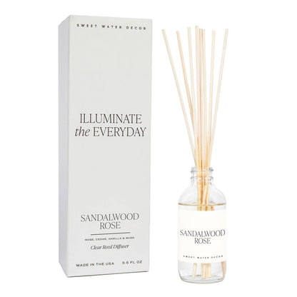 Sandalwood Rose Reed Diffuser - Gifts & Home Decor
