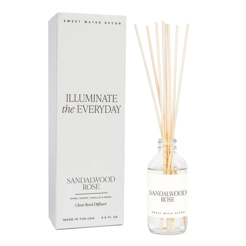 Sandalwood Rose Reed Diffuser - Gifts & Home Decor