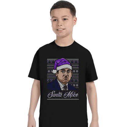 Shirts T-Shirts, Youth / XS / Black Santa Mike