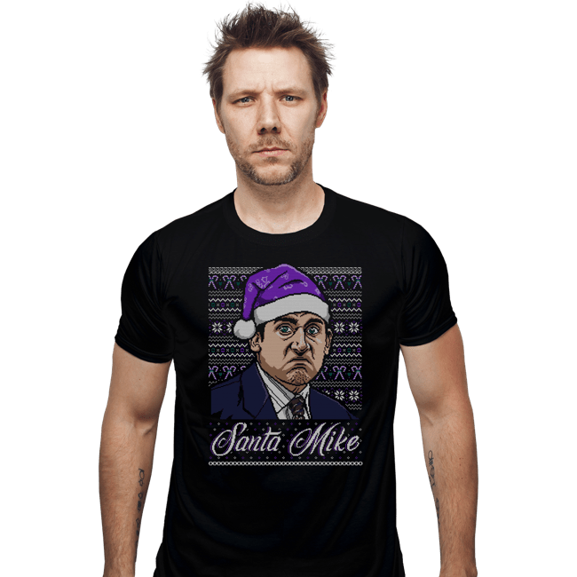 Shirts Fitted Shirts, Mens / Small / Black Santa Mike