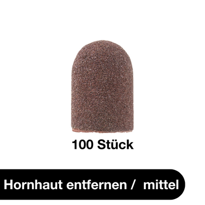 SCHLEIFKAPPEN MITTEL 120 GRIT - 100 Stück