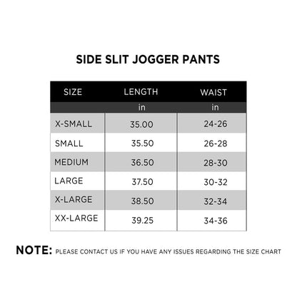 Side Slit jogger pants - IRONGEAR Fitness