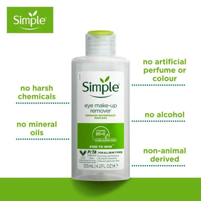 Simple Eye Makeup Remover 4.2oz/ 125ml