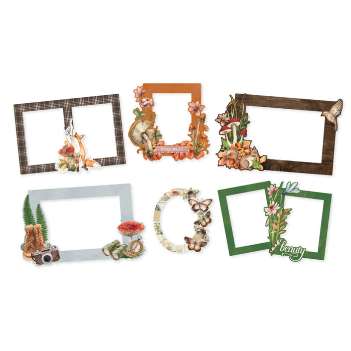 Simple Stories - Chipboard Frames - Simple Vintage Woodlands. 6 Chipboard Frames. Available at Embellish Away located in Bowmanville Ontario Canada.