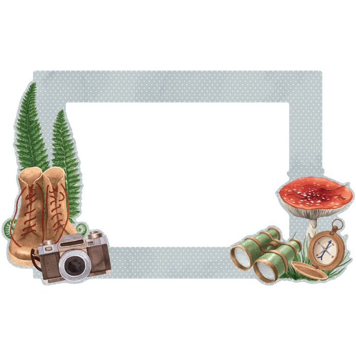 Simple Stories - Chipboard Frames - Simple Vintage Woodlands. 6 Chipboard Frames. Available at Embellish Away located in Bowmanville Ontario Canada.