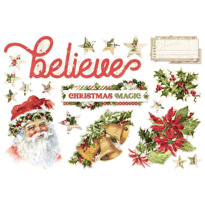 Simple Stories - Simple Pages Page Pieces - Simple Vintage Yuletide. Christmas Magic. Available at Embellish Away located in Bowmanville Ontario Canada.
