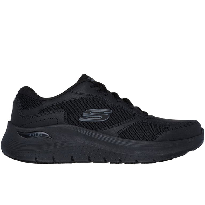 Skechers Men's Arch Fit 2.0 Slip Resistant Soft Toe Work Shoe Work Shoes Skechers Black 10 M