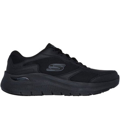 Skechers Men's Arch Fit 2.0 Slip Resistant Soft Toe Work Shoe Work Shoes Skechers Black 10 M