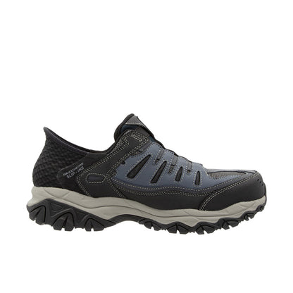 Skechers Men's Cankton - Faison Steel Toe Work Shoe Work Shoes Skechers Navy/Gray 10 M