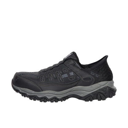 Skechers Men's Cankton - Faison Steel Toe Work Shoe Work Shoes Skechers